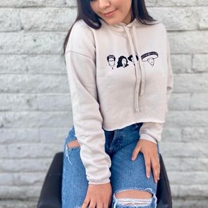 Cropped hoodie